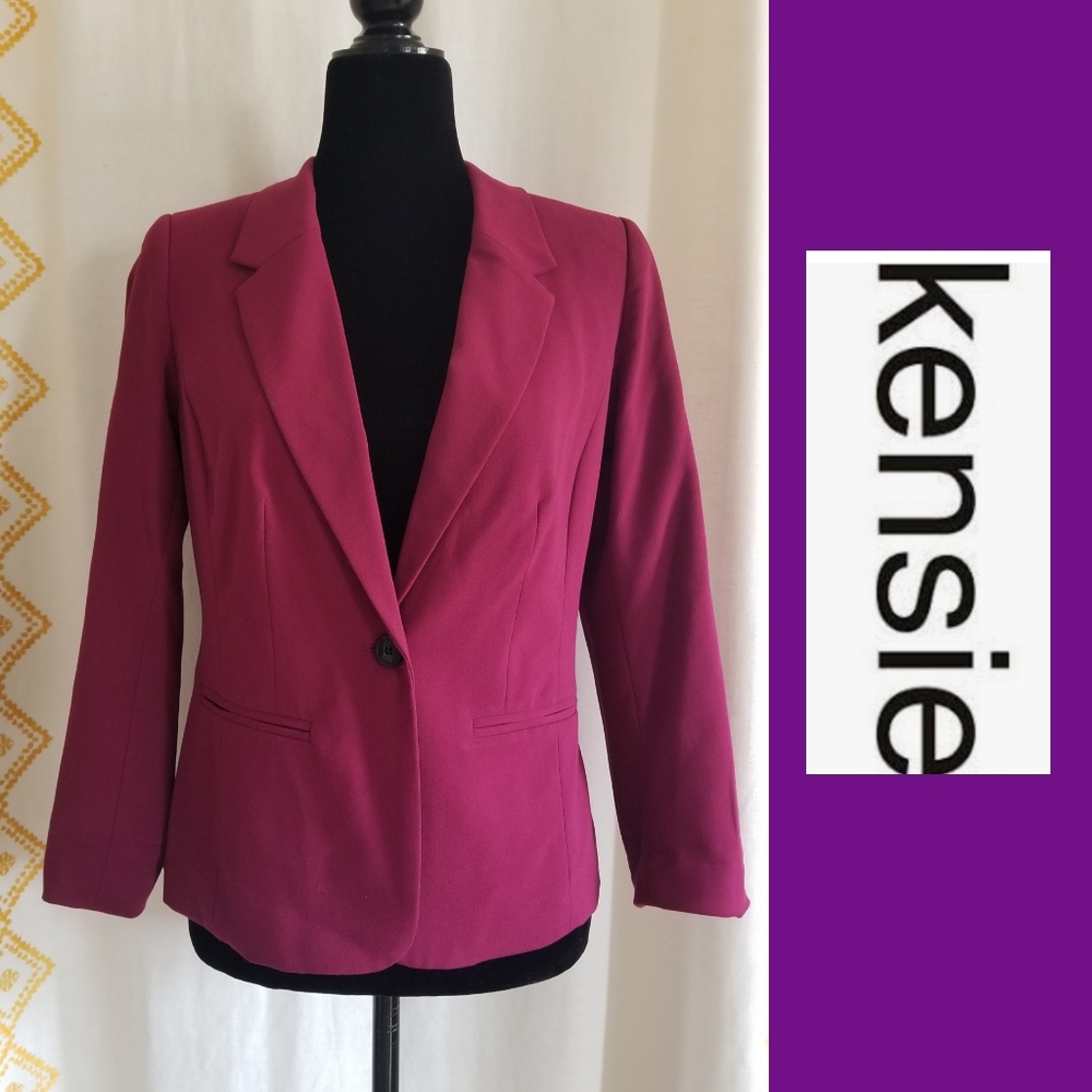 NWOT-Kensie Magenta Fushia Blazer Small